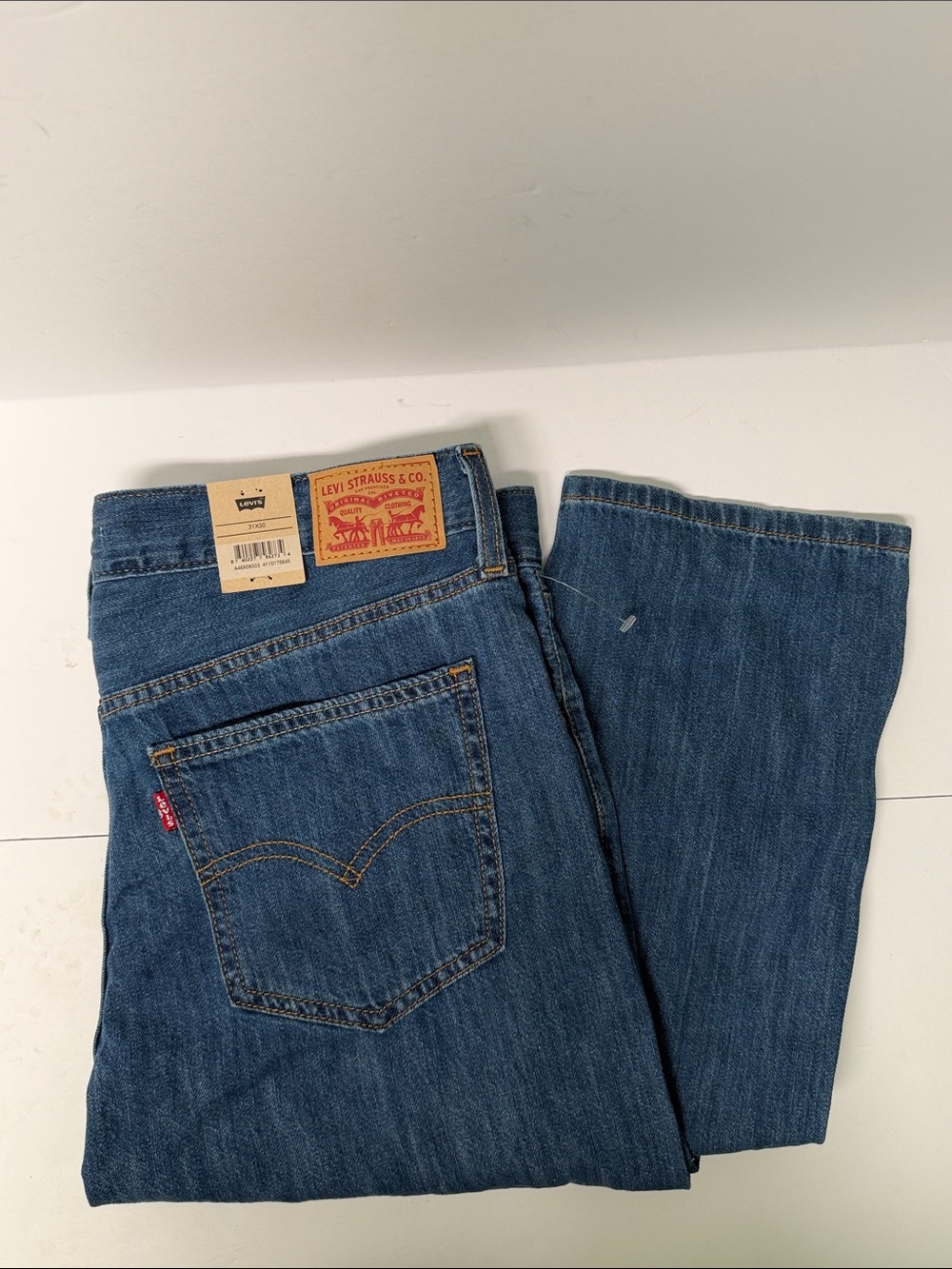 Levi's Middy Straight Blue Jeans Size 31X30
